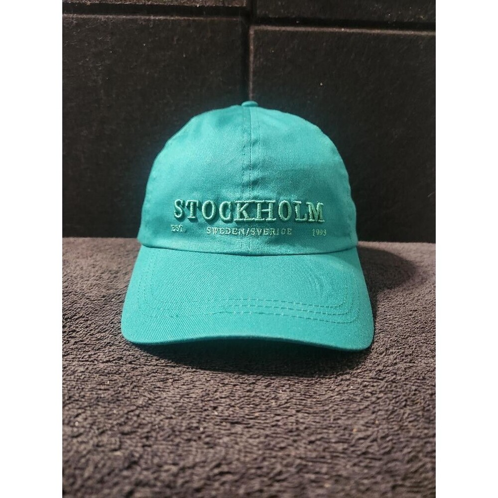 Stockholm Swedan/Sverige EST 1993 Buckle Strap Golf Hat